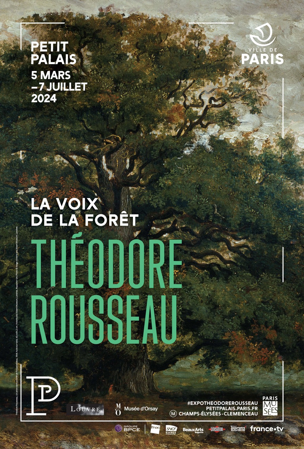 La voix de la Forêt – Théodore ROUSSEAU … Petit Palais à&nbsp;Paris