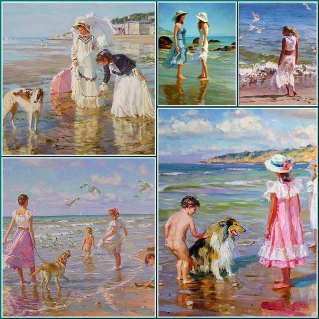 Aux bains de mer&nbsp;…