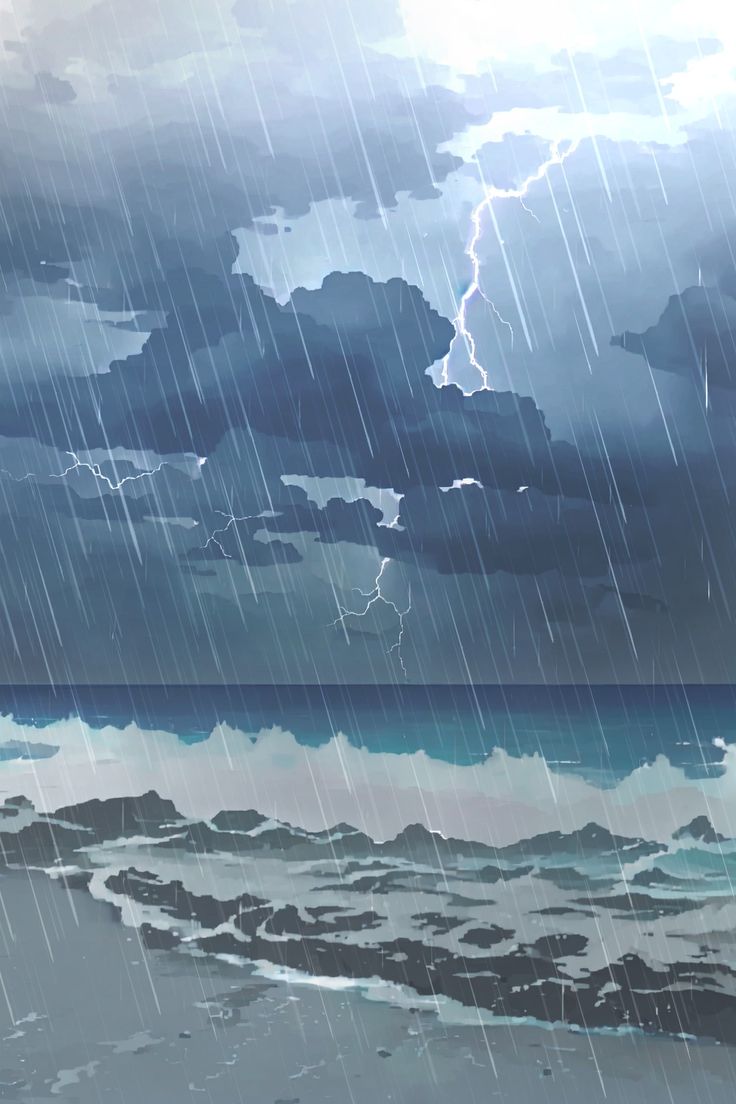 Il pleut sur la mer&nbsp;…