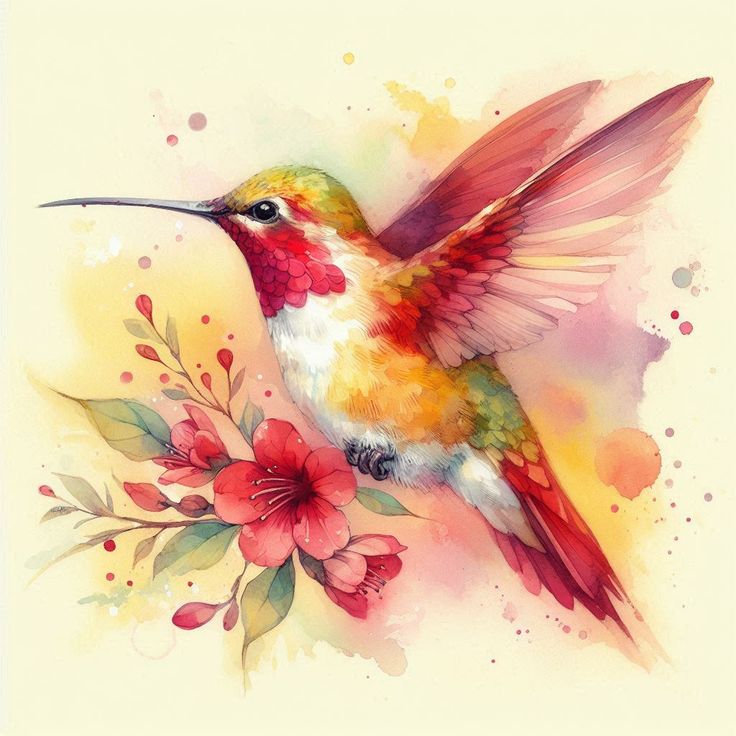 La fleur et l&rsquo;oiseau&nbsp;…