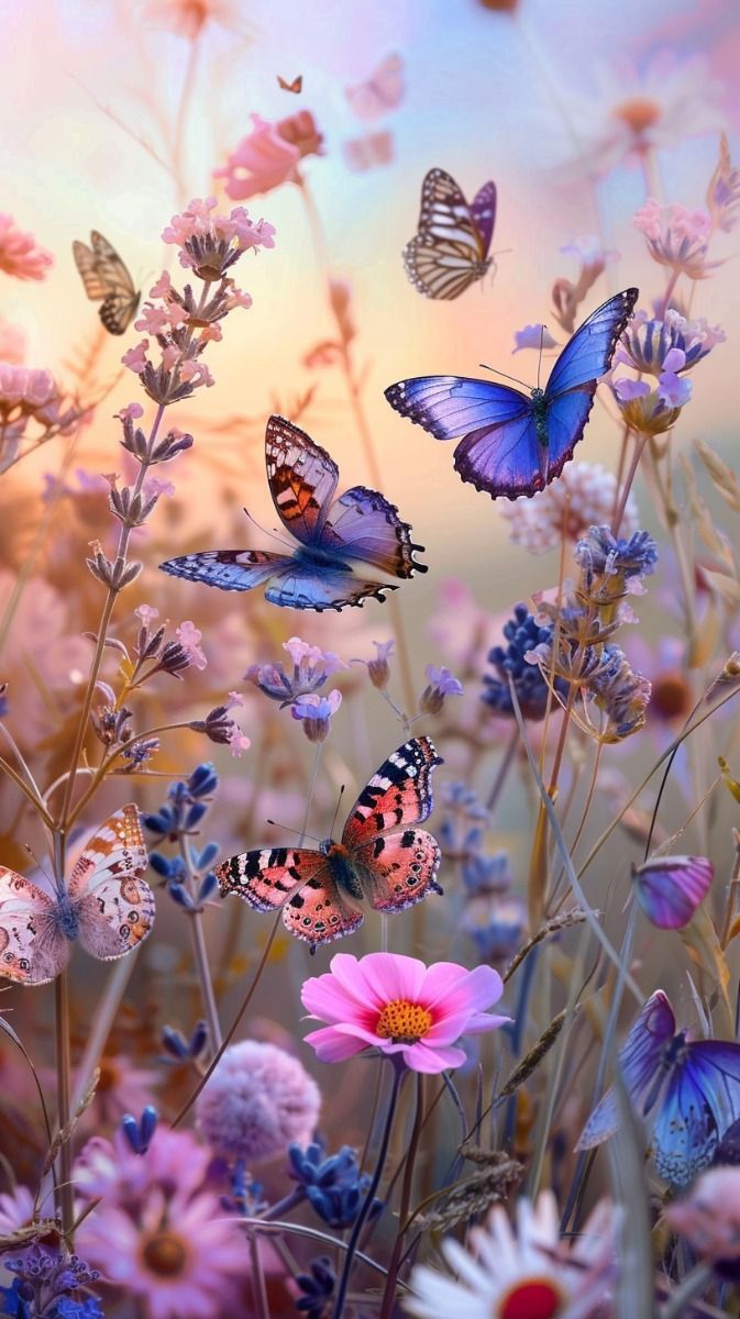 Spring Papillon Le papillon … – Plumes pointes palettes et partitions