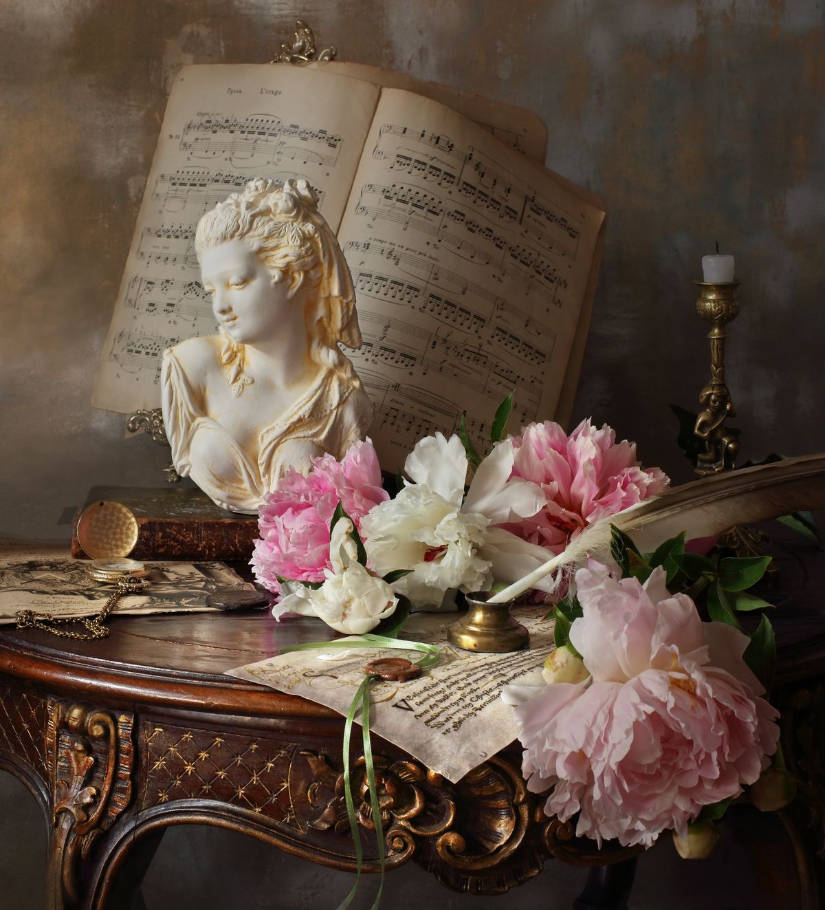 Plumes pointes palettes et partitions