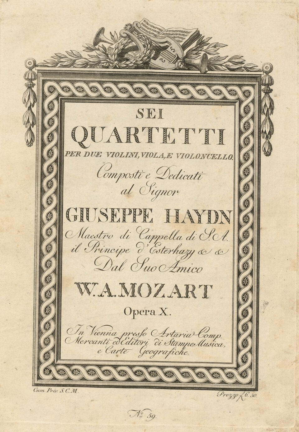Quatuor KV 387 N°14  &nbsp;&raquo; Printemps &nbsp;&raquo; … W.Amadeus MOZART&nbsp;…