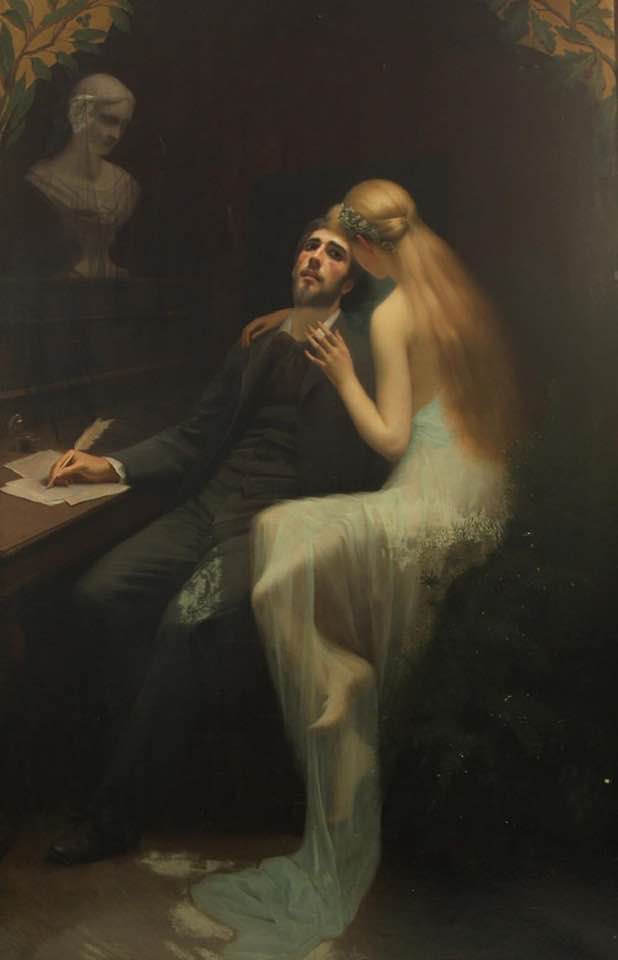 Le poète et la muse&nbsp;…