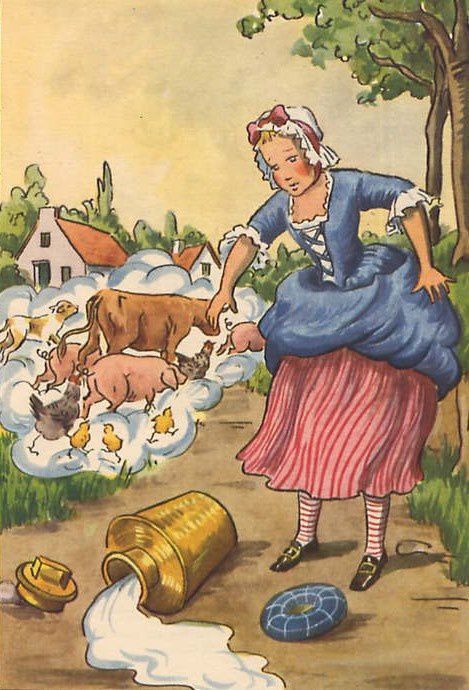 La laitière et le pot au lait …
