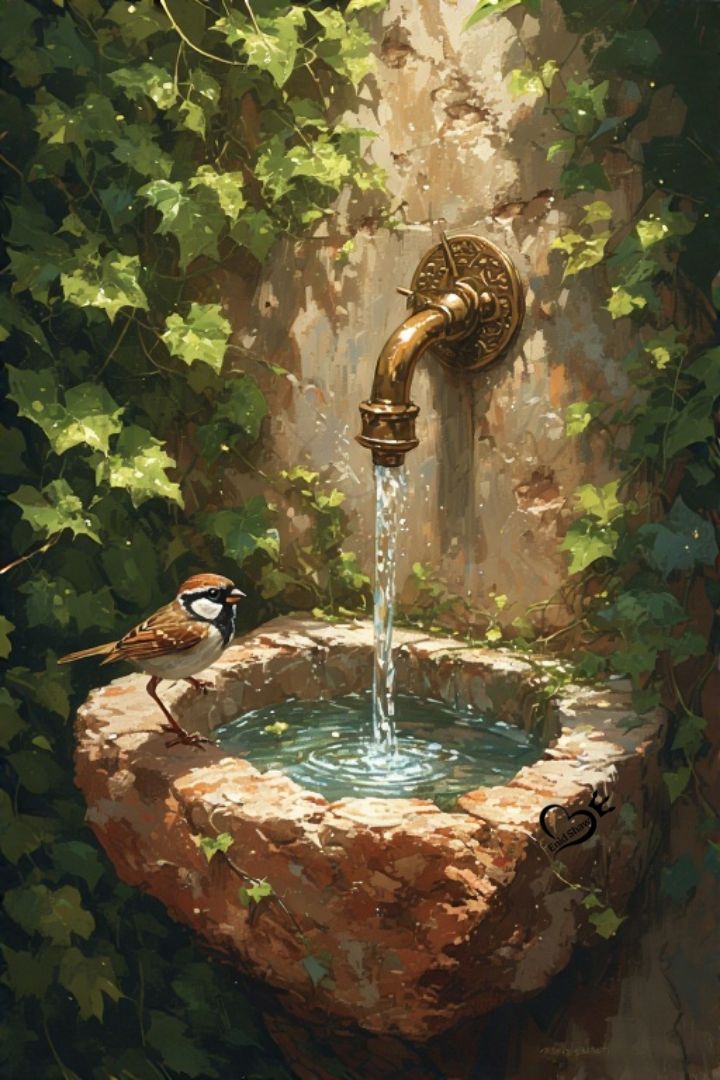 L&rsquo;eau des fontaines&nbsp;…