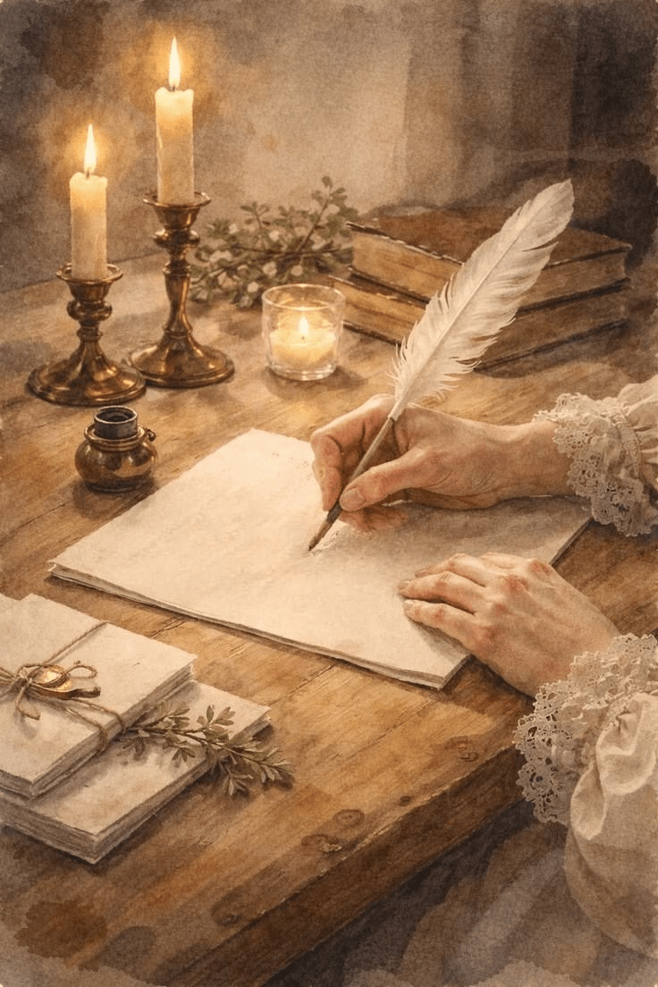 L’écriture à la plume …